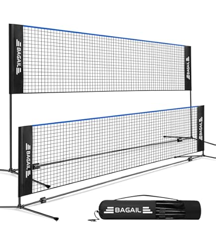 Set Badminton Dunlop Nanomax Pro Ti - 4 Racchette, Rete, Paletti, Borsa - Foto 12