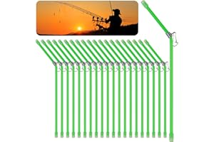 Annyswit 20 Pezzi Anti-Tangle Boom 20cm Anti-Groviglio Bracci per la Pesca Anti Groviglio Boom PVC Balance Connettore Attrezzatura per La Pesca in Mare alla Canna e all'alimentatore Precisi