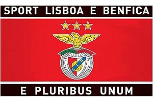 SL Benfica Giant (Primeira Liga) Soccer Crest Flag (142cm x 90cm)