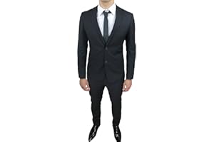MAT SARTORIALE Abito Completo Uomo Sartoriale calibrato Blu Taglie Forti comode conformato Casual Elegante Cerimonia
