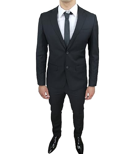 Abito Uomo 3 Pezzi Slim Fit - Giacca, Gilet E Pantaloni, Per Matrimoni E Ufficio