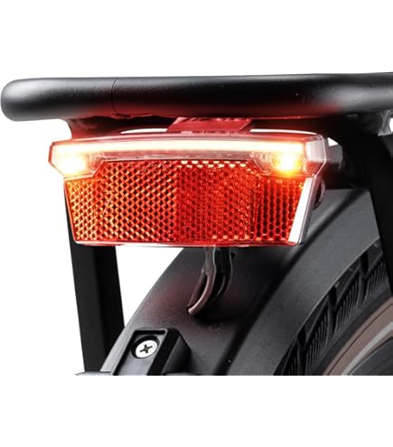 E-Bike Rücklicht Mit Blinker - Stoßfest & Wasserdicht 36V/48V