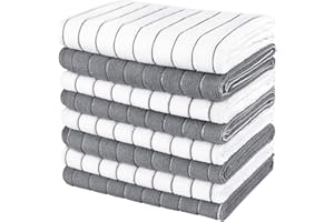 AIDEA Toallas de Cocina de Microfibra Juego de 8 Trapos Cocina, Paños de Cocina Multiusos y Extremadamente Absorbentes,38x63cm