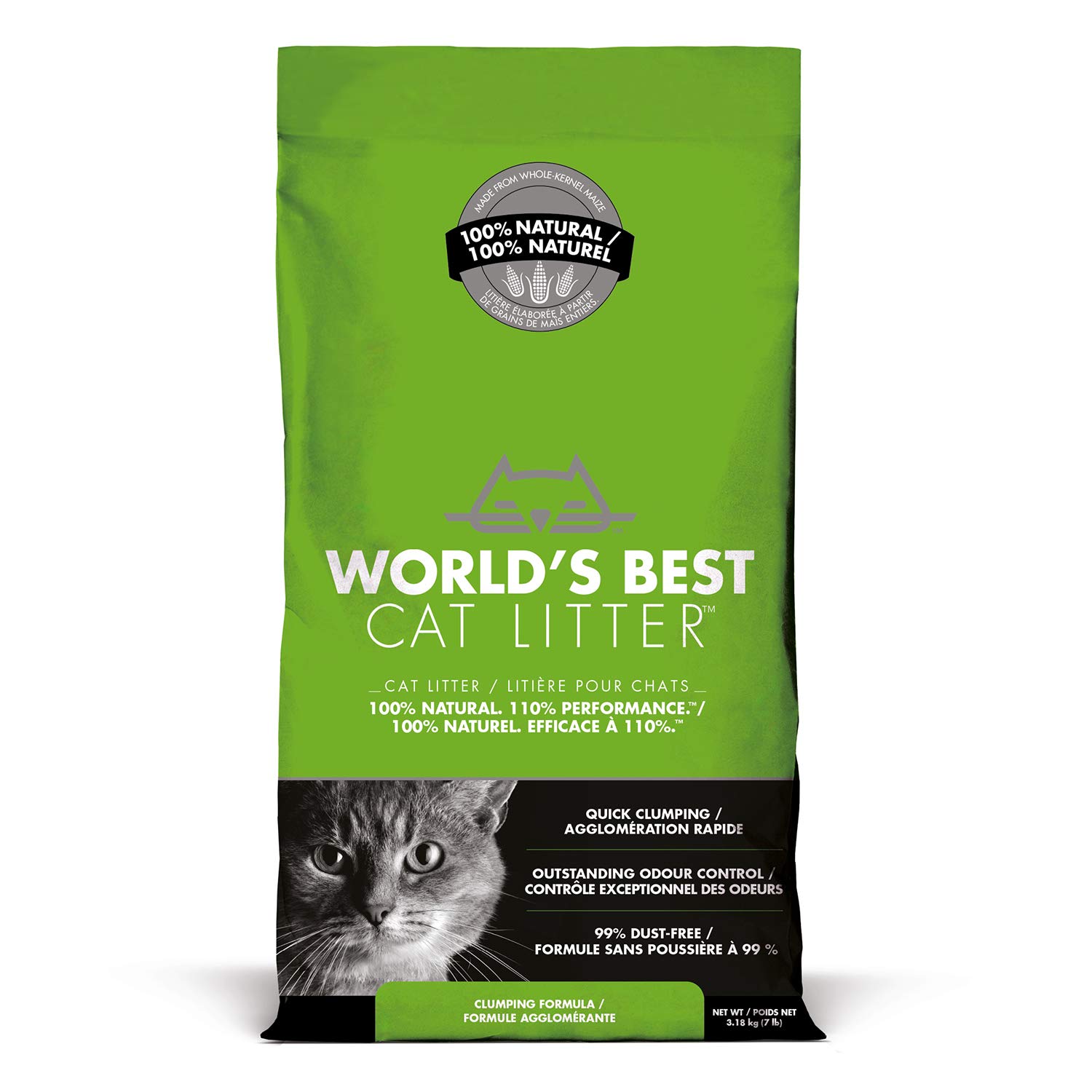 World’s Best Cat Litter, Clumping, Biodegradable, Original Pet Supplies