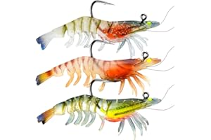 TAIKOUL Esche da Pesca Mare Kit di Esche Artificiali Spinning Esche da Prede Luminose per Pesca di Scoglio con BKK/VMC ami e Rotatore Polpara per Polpi da Scoglio - Uomo Pesca Salata & Dolce.