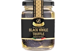 La Rustichella - Whole Black Truffles 35gr - 100% Made in Italy | Vegan, Gluten-Free, Cholesterol-Free