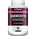 Nutripact Quercetin 500mg Supplement - High Strength Antioxidant Immune Support Pure Quercetin, One a Day Formula - Easy to Swallow - 60 Vegan Capsules - 2 Month Supply