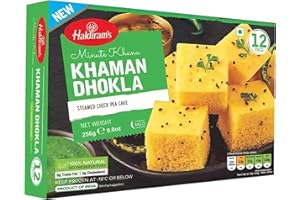 VEENAS Haldiram's Khaman Dhokla | 256G | Dhokla | Ready to Eat | 100% Fresh | Indian Origin