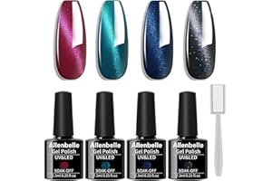 Allenbelle Smalto Semipermante Per Unghie Kit In Gel Uv Led (007)