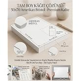 Amerikan Bristol Karton 50X70 Cm 210 gr - 10 Adet