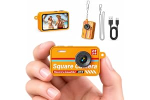 Mini Digitalkamera Schlüsselanhänger, Y2K Retro Kamera mit 1,47" Display | Maxmango 1080P 