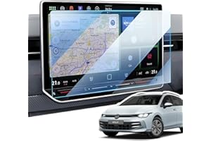 LANGBEAN 12,9" Folia Ochronna Ekranu Nawigacji do VW Golf 8,5 / ID,4 / Tiguan 3 / Passat B9, 9H Szkło Hartowane Folia Ochronna na Ekran Akcesoria Odporny na Zarysowania Przeciw Zarysowaniu