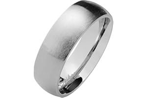 Mianova Ring Edelstahl matt für Damen und Herren