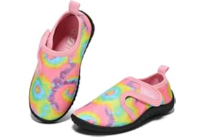 STQ KIDS Badeschuhe Kinder Wasserschuhe with Klettverschluss Strandschuhe für Jungen Mädchen
