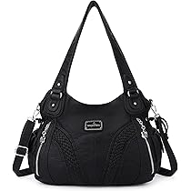 ZOCAI AngelKiss Handtas voor dames, schoudertas, multifunctionele schoudertassen, gewassen veganistisch leer, waterdicht, met ritssluiting en ritssluiting, 116 geel, Large