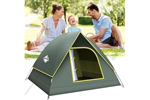 MIMAJOR Camping Tent 2-3 Man, Waterproof and Windproof Dome Tent, Easy To Set Up, Lightweight 4 Seasons Tent, Outdoor Tent for Camping, Hiking