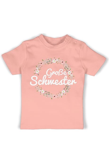 Babybody 'Ich Bin Jetzt Große Schwester' - 100% Baumwolle, Für Mädchen, Geburtsgeschenk