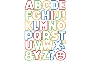 Tescoma 630925 Tagliabiscotti Alfabeto, formine per biscotti lettere, 34 Pezzi, Multicolore, linea Delícia Kids