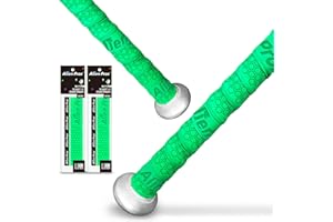 Alien Pros - Cinta de Agarre para Béisbol (2 Grips / 4 Grips), Esparadrapo Precortado para Bates, 1.1 mm de Grosor, Sensación Profesional, Repuesto para Empuñaduras Viejas, Forra tu Bate para un Home Run Épico