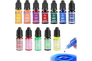 ‎BOLOSA Bolosa 12 Farbe Kerzenfarben,Farbe für Kerzenwachs Wachsfarbe für Kerzen Flüssig Kerzen Farbe für DIY Kerze Aromatherapie-Kerzenessenz Hochkonzentriert Kerzenwachs Kerzenherstellung