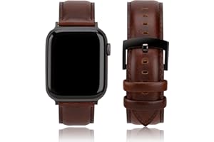 CORROPELLE Leder Uhrenarmbänder Kompatibel mit Apple Watch Armband 49mm 46mm 45mm 44mm 42mm 41mm 40mm 38mm, Eleganten Echte Leder Ersatz Uhrenarmband für iWatch 10 9 8 7 6 5 4 3 2 1 Ultra2 1 SE2 1