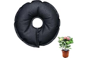 EACHAVE Bewässerungsring 30cm | Pflanzenbewässerung Indoor mit Wassersack | Automatische Bewässerung für Topfpflanzen bis 30 Tage | Bewässerungssack & Feuchtigkeitsspeicher