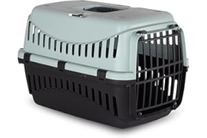 MP Bergamo - Transport Basket Gipsy 50 Plastic Door for Cats, 5 kg, Colour: ECO ICE
