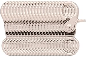 BIKICOCO 3/8'' Swivel Trigger Snap Hook Lobster Claw Clasp Spring Loaded Clip, O-Ring Ended, Silver - Pack of 20