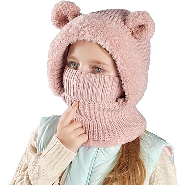 Novawo Passamontagna a Doppio Strato Imbottito Cappello in Pile