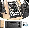 10L0L Golf Cart Under Seat Storage Tray for Club Car DS Precedent & EZGO TXT RXV & Yamaha G29 Electric Vehicle with Original Trojan Battery Underseat Organizer Container Holder Plate