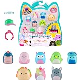 Squish-a-longs Squish-a-longs Mini-Squish 8-Pack (Wave 5, Style 2) (8) 1" Mini-Squish (2) Accessories (1) Ring Accessory - Co