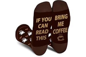 AGRIMONY Divertidos Calcetines para Hombre y Mujer-Si Puedes Leer Esto Tráeme