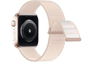 Lobnhot Nylon Armband kompatibel mit Apple Watch Armband 44mm 40mm 38mm 42mm 41mm 45mm, Verstellbares Sport Armband kompatibel für iWatch Series 7 SE 6 5 4 3 2 1
