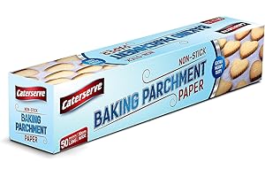Baking Paper | 50m Baking Parchment Paper | Premium Quality Greaseproof Paper for Kitchen Use,Oven Safe and Food Grade Material | Perfect for Pastries, Catering | by Caterserve