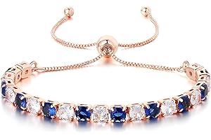 LOVANS Bracelet pour femme, bracelets plaqués or avec Zircone, Bracelet Réglable Femme,Bijoux Femme cadeau fête des mères cadeau anniversaire femme