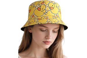 SHYLVE Chapeau de pêcheur réversible pour homme et femme - Imprimé - Pour l'extérieur, la randonnée, les voyages, les vacances