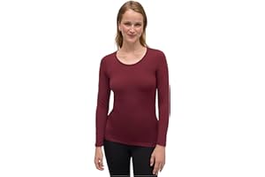 YSABEL MORA Camiseta Térmica Manga Larga Mujer Retención de Calor y Comodidad en Climas Fríos Ideal para Uso Diario en Invierno Diseño Básico y Versátil Ajuste Ceñido Extra Warm