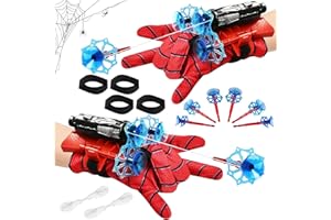 DTXYBC Spider Launcher Glove, Set di 2 Guanto Spider, Guanti Launcher per Giochi, Spider Glove Launcher Giocattoli, Guanti Spider Bambino, Cosplay Giocattoli da Polso Set
