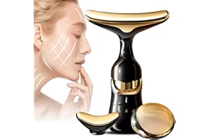 VEGENA Urządzenie do masażu twarzy przeciw zmarszczkom, 3 w 1, urządzenie do ujędrniania twarzy, urządzenie do masażu twarzy, szyi, oczu