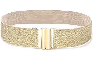 MESU Women Wide Strechy Waist Belt Elastic Waistband for Dresses