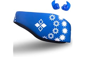 Qshare Swimming Headband – Best Design Ear Band to Protect Swimmer's Ears, Doctor Recommended to Keep Water Out and Earplugs in, 2 Sizes for Toddlers & Adults