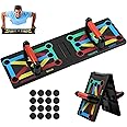 Push Up Board, 12 in 1 foldable Push Up Rack Board Train Gym Fitness System Workout Exercise Stands for Body Training