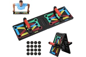 YANKUIRUI Deska push-up, składana deska push-up 12 w 1, pociąg, siłownia, system fitness, stojaki do treningu ciała