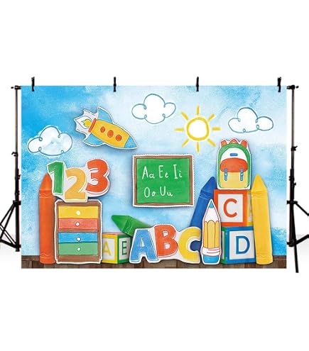 Schul-Hintergrund 3 X 2,4 M – Fotohintergrund Klassenzimmer Look Für Fotoshootings & Partys