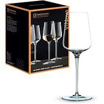 Weißweingläser 4er-Set – Mundgeblasen, Bleifreies Kristall, 530 Ml, Langer Stiel, Für Chardonnay & Sauvignon Blanc