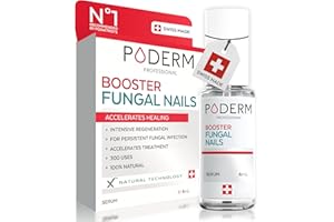 PODERM - FUNGAL NAIL TREATMENT FOR TOENAILS EXTRA STRONG - Works from DAY 1 - Enriched with Tea Tree and 100% Natural Ingredients - N°1 Recommended by Podiatrist - Swiss Made