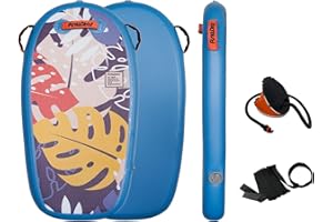 ‎FUNWATER FunWater Aufblasbares Surfbrett, Leichtes Brett mit Premium-Leash und Handschlaufe für Kinder und Erwachsene