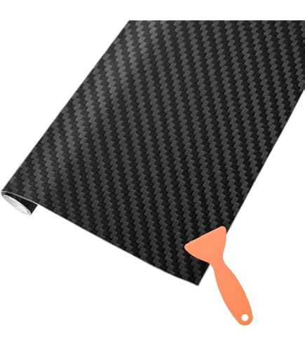 Pellicola protettiva in carbonio per auto, 7 cm x 3 m, pellicola protettiva per batticalcagno, pellicola protettiva di alta qualità per bordi delle porte, battistrada, autoadesiva, antigraffio, con
