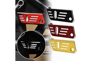 TAZGANTAX Coperchio del serbatoio principale del cilindro del freno posteriore del motociclo per Rebel 500 Rebel 300 Tappo CNC compatibile con Rebel CMX500 CMX300 CMX 500 300 2017 2018 2019 (Nero)