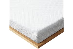 MISSCOZY Materac wierzchni 90 x 200 cm, wysokość 7 cm, nakładka na materac H2 i H3 z pianki żelowej z pamięcią kształtu, certyfikat Öko-Tex, do łóżka kontynentalnego, przyczepy kempingowej, sofy do